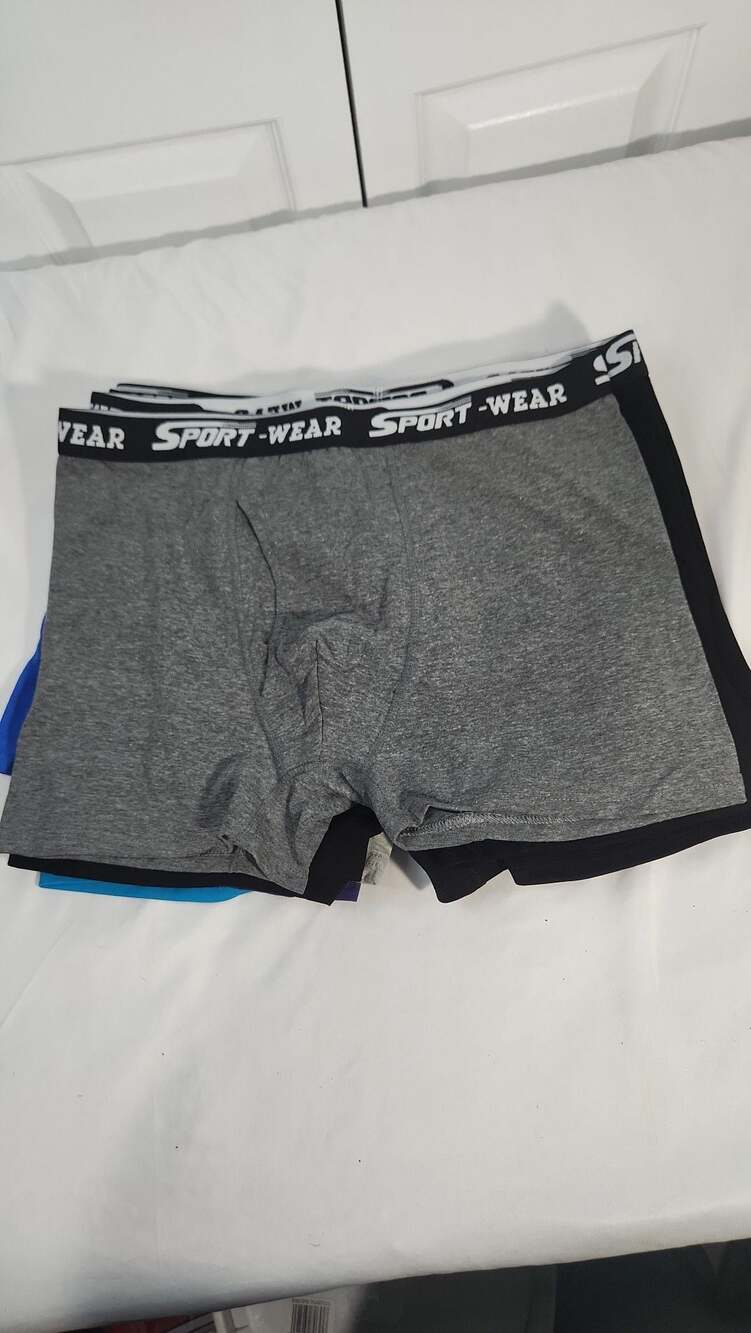 Sport-Wear Men's Boxer Briefs 10-Pack Multicolor. Size Large